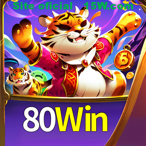 Imagem promocional da 80Win mostrando a plataforma e suas vantagens
